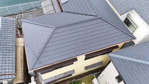 茨木市屋根葺き替え工事の施工後